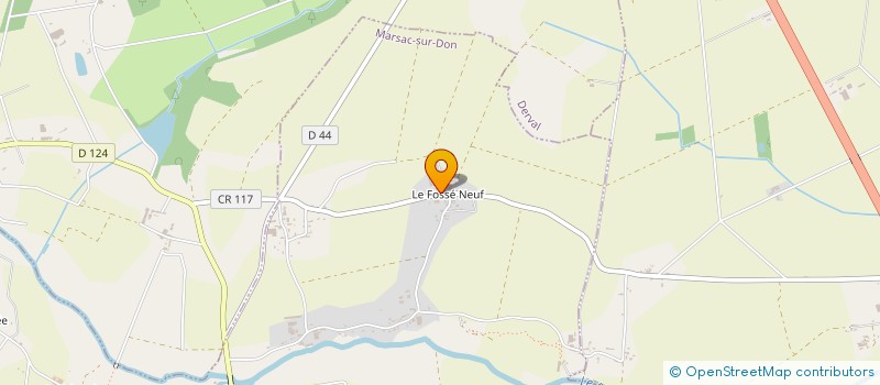 localisation de l'entreprise DES QUATRE CHEMINS à MARSAC-SUR-DON