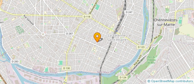 localisation de l'entreprise DES QUATRE CHEMINS à SAINT-MAUR-DES-FOSSES