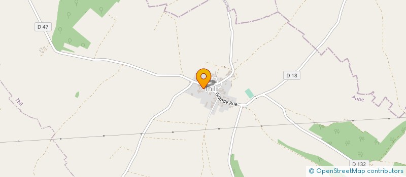 localisation de l'entreprise DES QUATRE F  THIL