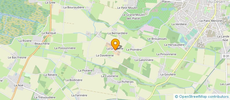 localisation de l'entreprise DES QUATRE VENTS à SAINT-MARS-DU-DESERT