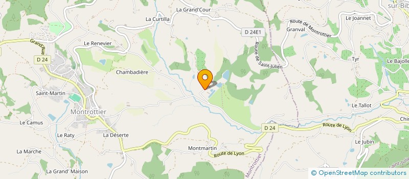 localisation de l'entreprise DES QUATRE VENTS à MONTROTTIER