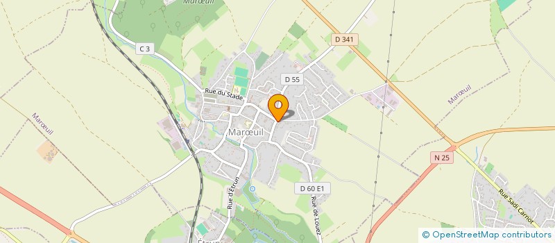 localisation de l'entreprise DES QUATRE VENTS  MARUIL