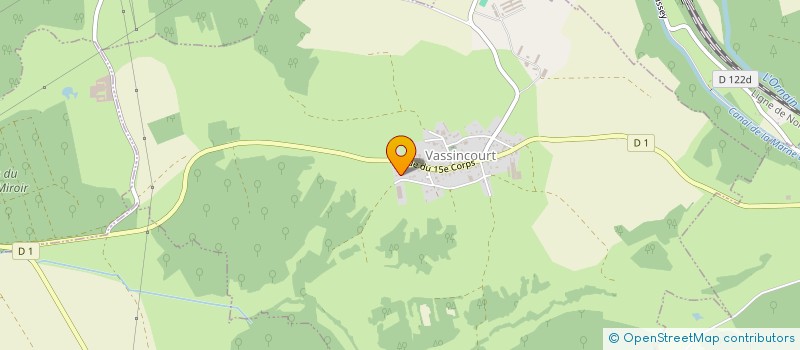 localisation de l'entreprise DES QUATRE VENTS à VASSINCOURT