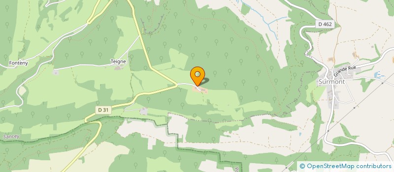 localisation de l'entreprise DES RACHENES à SANCEY