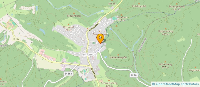 localisation de l'entreprise DES RACINES A LA CIME  LEMBERG