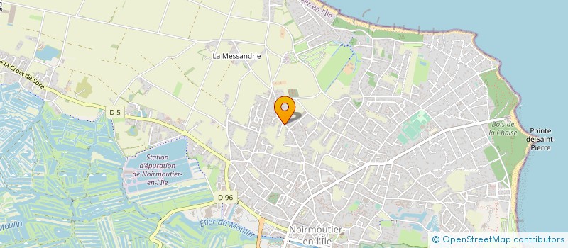 localisation de l'entreprise DES RACINES AUX CIMES  NOIRMOUTIER-EN-L'ILE