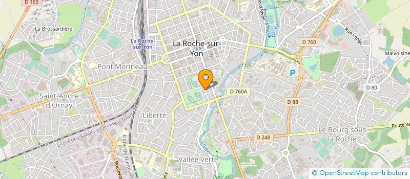 localisation de l'entreprise DES RACINES AUX ETOILES EN VENDEE à LA ROCHE-SUR-YON