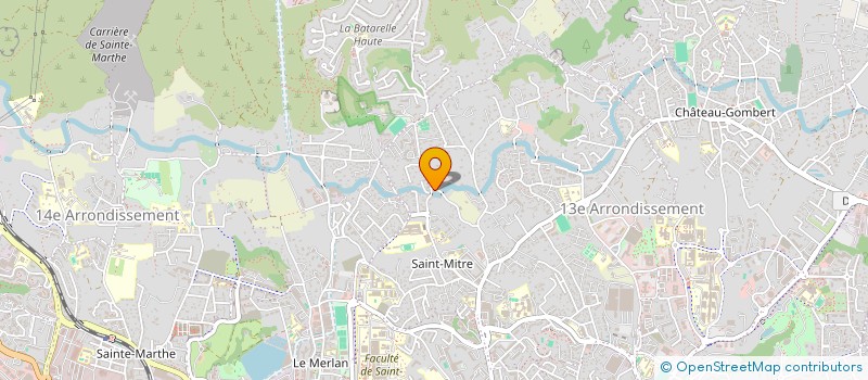 localisation de l'entreprise DES RACINES ET 4 AILES  MARSEILLE