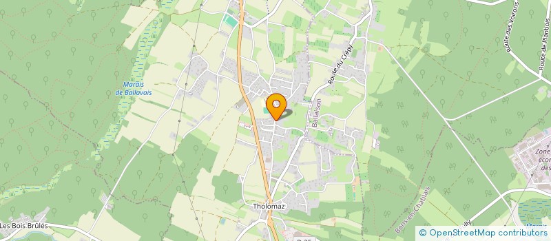 localisation de l'entreprise DES RACINES ET DES BIENS  LOISIN