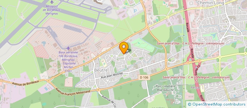 localisation de l'entreprise DES RACINES ET DES ELLES à MERIGNAC