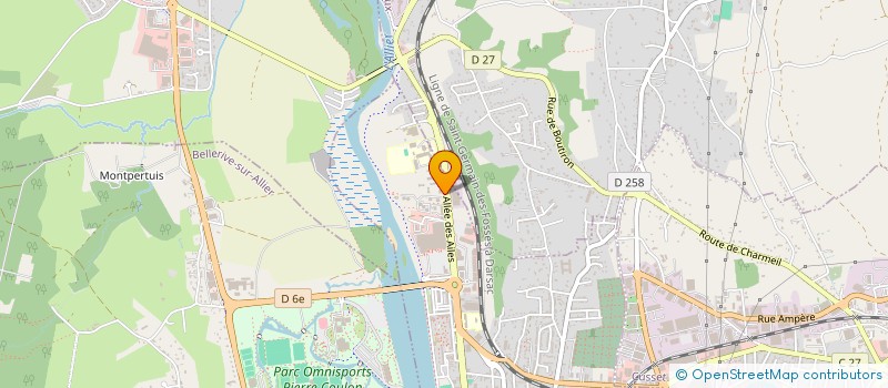 localisation de l'entreprise DES RACINES ET DES HOMMES à VICHY