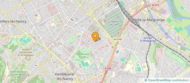 localisation de l'entreprise DES RACINES ET DES LIENS  VANDUVRE-LES-NANCY