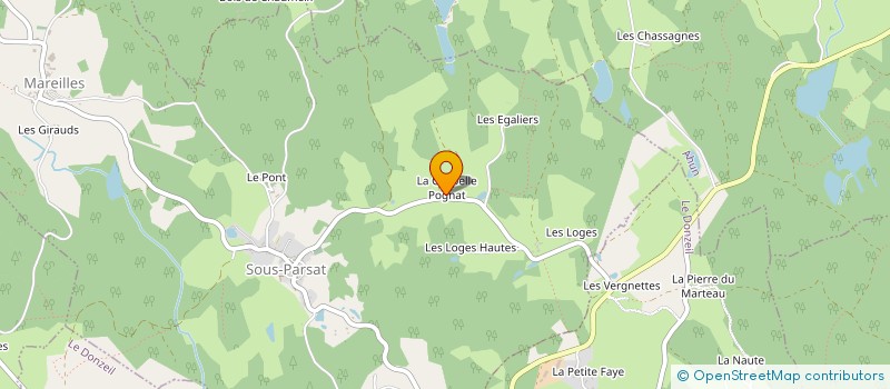 localisation de l'entreprise DES RACINES ET DU CIRQUE à SOUS-PARSAT