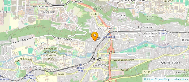 localisation de l'entreprise DES RAMES DE MERISIER  MARGAUX-CANTENAC