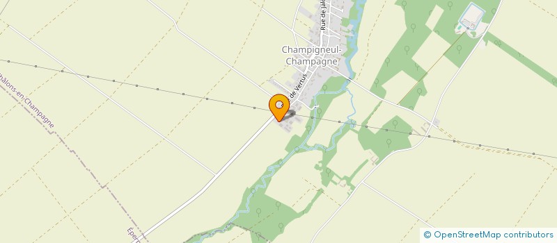 localisation de l'entreprise DES RAMPURES  CHAMPIGNEUL-CHAMPAGNE