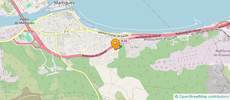 localisation de l'entreprise DES RECHERCHES PHILOSOPHIQUES ARP à MARTIGUES
