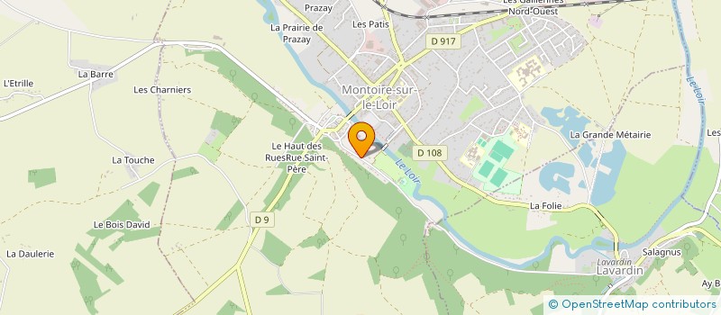 localisation de l'entreprise DES RECLUSAGES  MONTOIRE-SUR-LE-LOIR