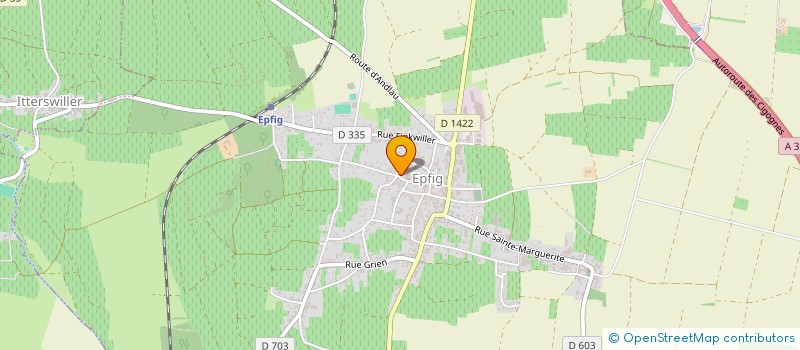 localisation de l'entreprise DES REMPARTS  EPFIG