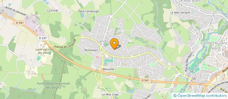 localisation de l'entreprise DES RENARDS à LIMOGES