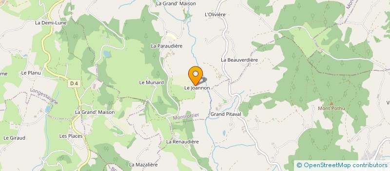 localisation de l'entreprise DES RENAUDIERES à MONTROTTIER