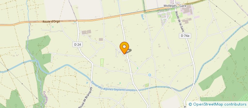 localisation de l'entreprise DES REPENTIES  EYGALIERES