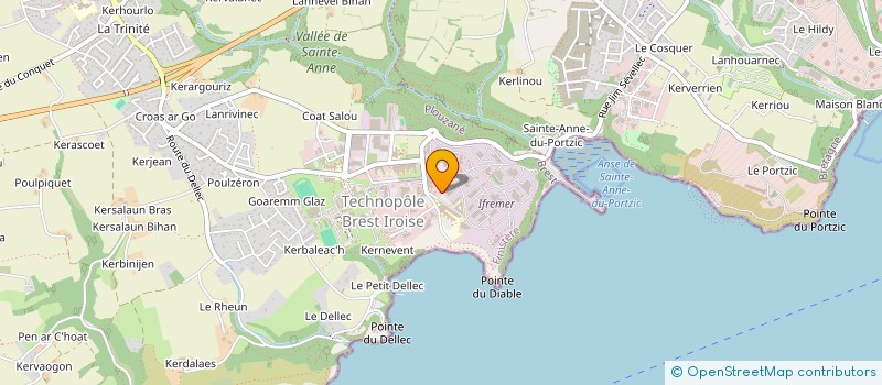 localisation de l'entreprise DES REQUINS ET DES HOMMES  PLOUZANE