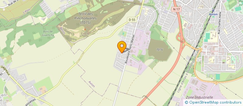 localisation de l'entreprise DES RESIDENTS DE LA CITE PINCHOVALLES  AVION