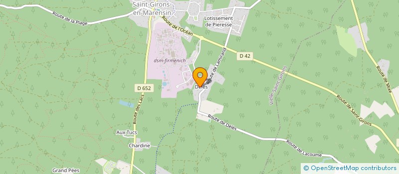 localisation de l'entreprise DES REVES ET DES AILES  LONS