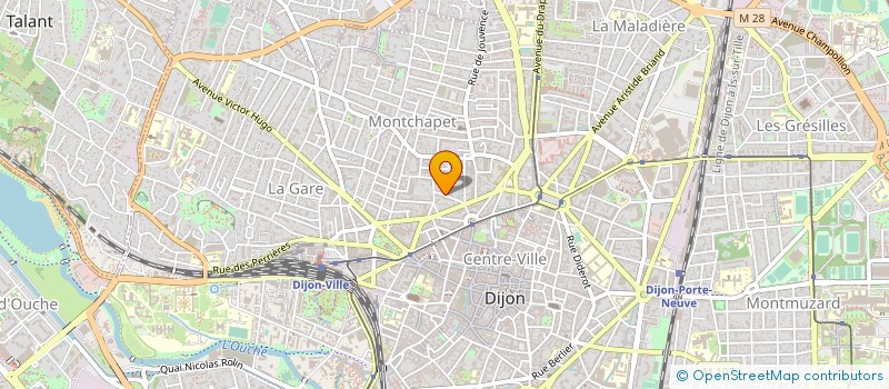 localisation de l'entreprise DES REVES POUR CHARLOTTE à DIJON
