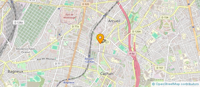 localisation de l'entreprise DES RICOCHETS SUR LES PAVES à ARCUEIL
