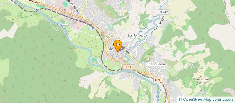 localisation de l'entreprise DES RIDES ET VOUS à DIE