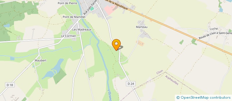 localisation de l'entreprise DES RIMBAUDIERES à MURS