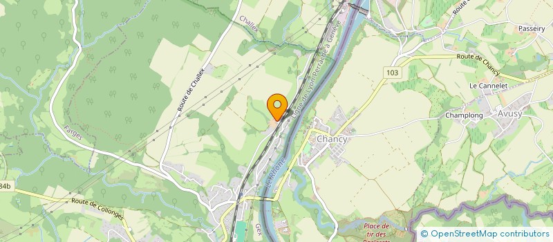 localisation de l'entreprise DES RIPPES  POUGNY