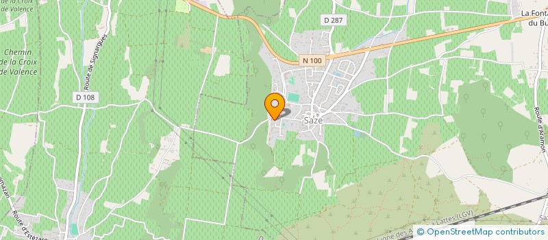 localisation de l'entreprise DES RIVES DU RHONE  LES ANGLES