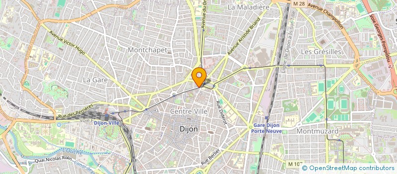 localisation de l'entreprise DES RIVES ET DES NOTES  PLOMBIERES-LES-DIJON