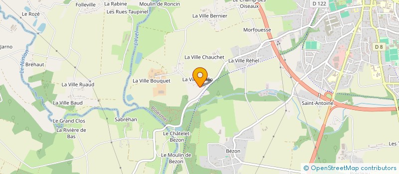 localisation de l'entreprise DES ROBINSONES  PLOERMEL