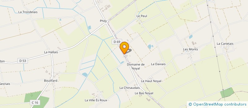 localisation de l'entreprise DES ROCHEFORTS à LA NOE-BLANCHE