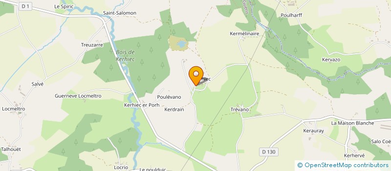 localisation de l'entreprise DES ROCHES à GUERN