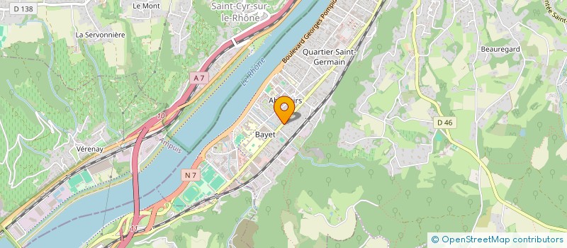 localisation de l'entreprise DES ROCHES  VIENNE