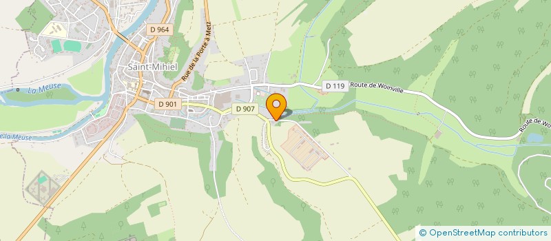 localisation de l'entreprise DES ROCHES DE SAINT MIHIEL à SAINT-MIHIEL