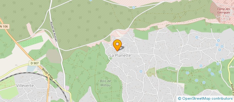 localisation de l'entreprise DES RONDES à NIMES