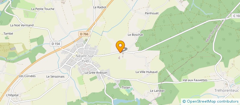localisation de l'entreprise DES ROSAIES à NEANT-SUR-YVEL