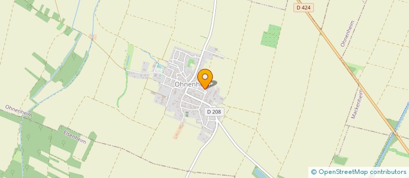 localisation de l'entreprise DES ROSES  OHNENHEIM