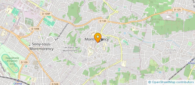 localisation de l'entreprise DES ROSES ET DES CHOUX  MONTMORENCY