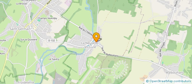 localisation de l'entreprise DES ROUES ET DES REVES  LA NEUVELLE-LES-LURE