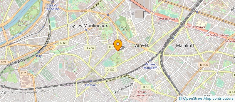 localisation de l'entreprise DES ROUTES ET DES HOMMES à VANVES