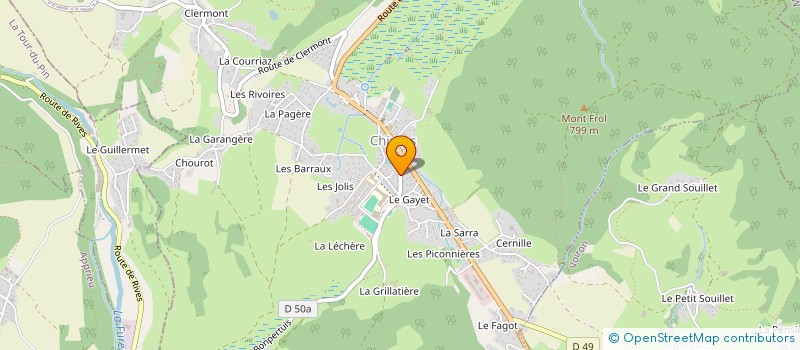 localisation de l'entreprise DES ROUX SOLEIL  CHIRENS