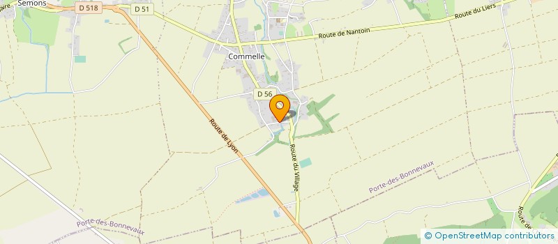 localisation de l'entreprise DES RUATZ à PORTE-DES-BONNEVAUX
