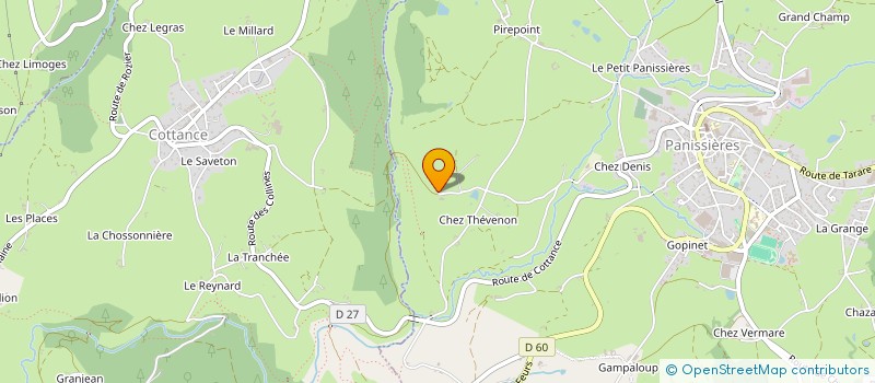 localisation de l'entreprise DES RUCHES  PANISSIERES