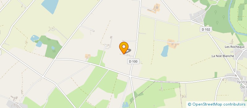 localisation de l'entreprise DES RUCHES DANS LE JARDIN à GUENROUET